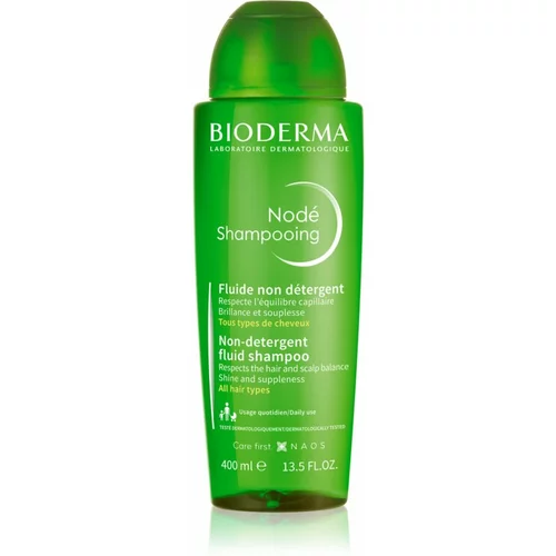 Bioderma Nodé Non-Detergent Fluid Shampoo šampon za vse vrste las 400 ml za ženske