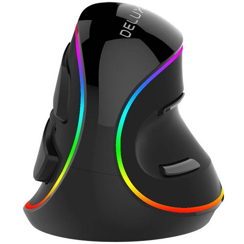  Ergonomska vertikalna optična miška 4000DPI LED RGB Cene