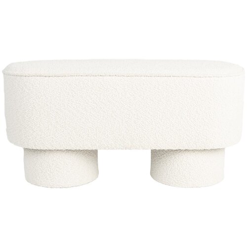 White Label Bela klop iz tkanine bouclé Marcos – Cene