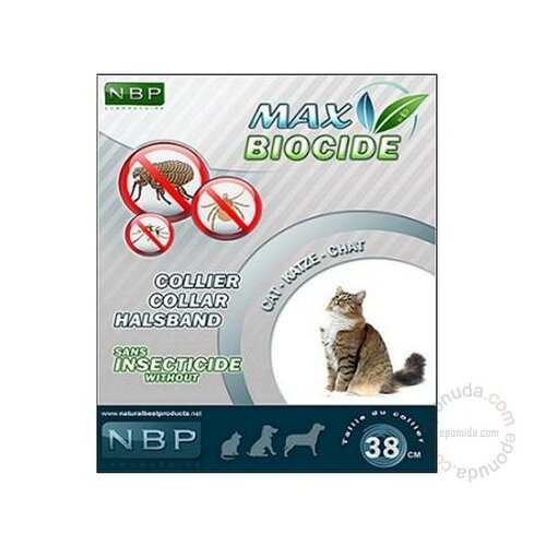 Max Biocide ogrlica za mačke protiv kožnih parazita Slike