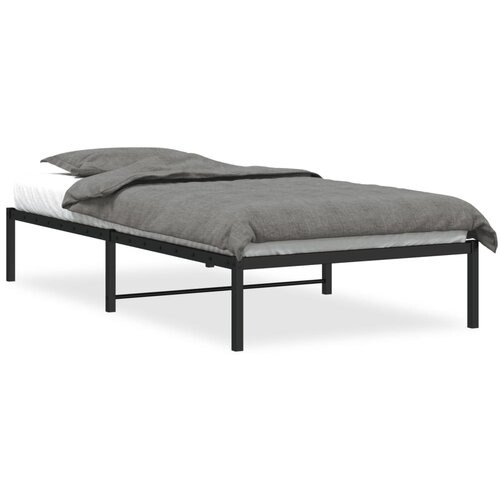 Maison Chic Kovinski Postelja za odrasle - Posteljni Okvir črn 107x203 cm, (22081543) Cene