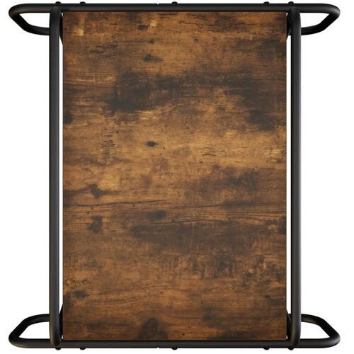  Stolić za kavu Dimljeni hrast 60 x 60 x 51 cm Konstruirano drvo - Dimljeni hrast 60 x 60 x 51 cm Slike