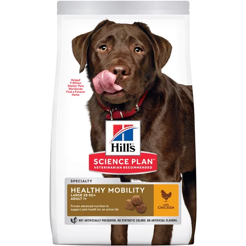 Hill’s Science Plan Adult 1+ Healthy Mobility Large Breed s piletinom - 2 x 14 kg