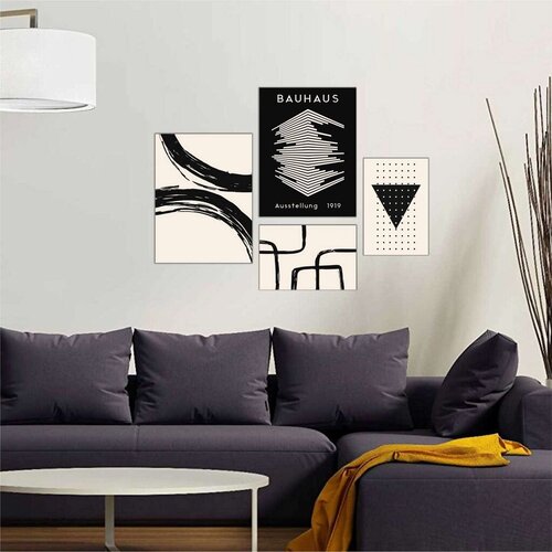 Wallity slika Mdf-00136, 62x85 cm, 4 dela Cene
