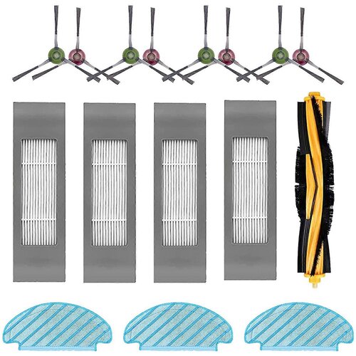 INORCO Primeren za ienje Krtaa Krtaa Dodatki za filter Komplet nadomestnih delov Ecovacs DEEBOT N8 Pro N8 Pro+ robotski sesalnik, (22017837) Cene