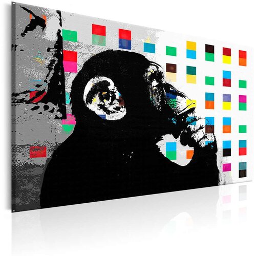  Slika - Banksy The Thinker Monkey 60x40 Cene