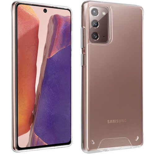 AVIZAR Silikonski ovitek s trdim zadnjim odbijacem za Samsung Galaxy Note 20, zbirka Crystal - prozoren, (20719823) Cene