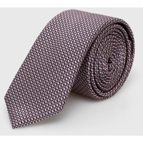 Hugo Svilena kravata roza barva