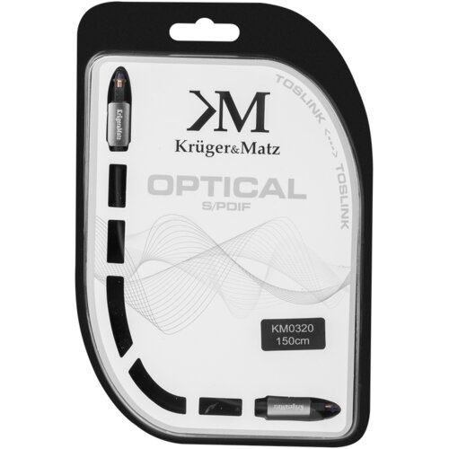  Kruger&amp;amp;Matz Toslink-toslink optički kabel 1,5 m Slike