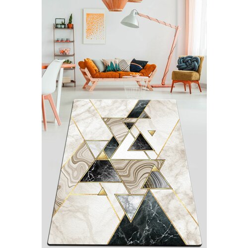 pyramid Şönil cotton multicolor hall carpet (80 x 150) Slike