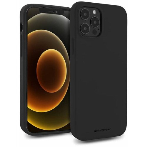 Goospery soft Feeling silikonski ovitek za iPhone 14 Pro Max - črn Slike