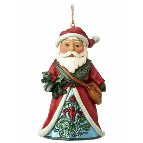 Jim Shore figura Wonderland Santa Holly Hanging Ornament Figure Cene