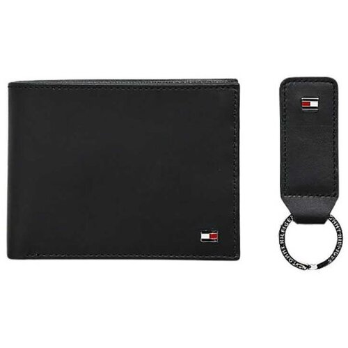 Tommy Hilfiger kožni mu&amp;scaron;ki novčanik i privezak u setu Slike