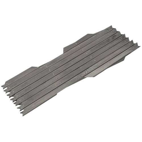 Re&amp;scaron;etkaste ograde 5 kom sive od masivne jelovine 180 x 30 cm Slike