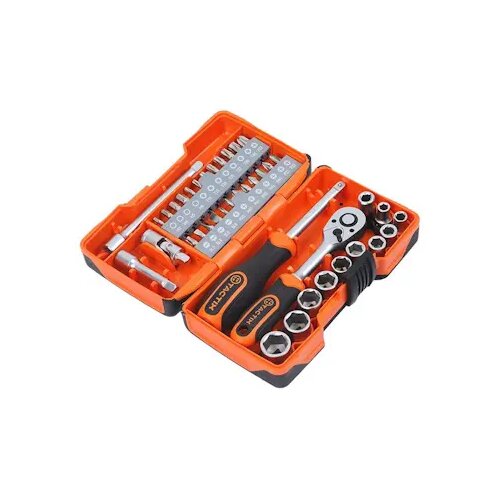 Tactix set nasadnih ključeva sa čegrtaljkom 1/4&amp;Prime; metrički 40/1 365064 Slike