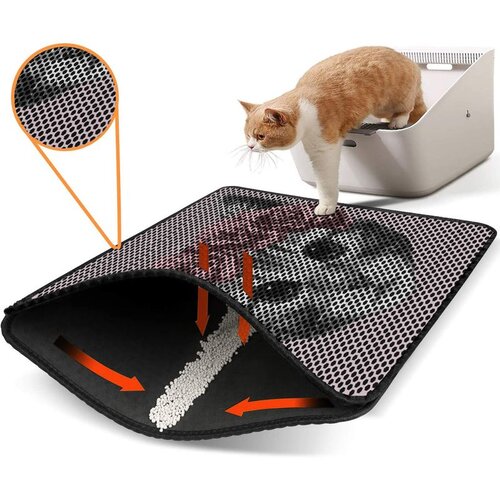 WALLXPERT WC pretinac za mačke Nrszn0201, 45 x 60 cm, Svijetlosiva Cijene