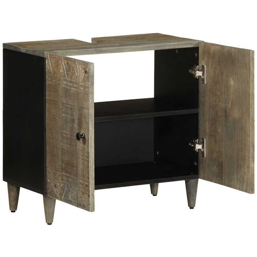 Maison Chic Kopalniški umivalnik - Umivalniška omarica 62x33x58 cm trden mangov les, (21758954) Cene
