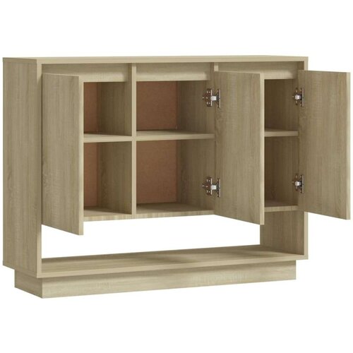 VidaXL Komoda boja hrasta sonome 97 x 31 x 75 cm od iverice Slike