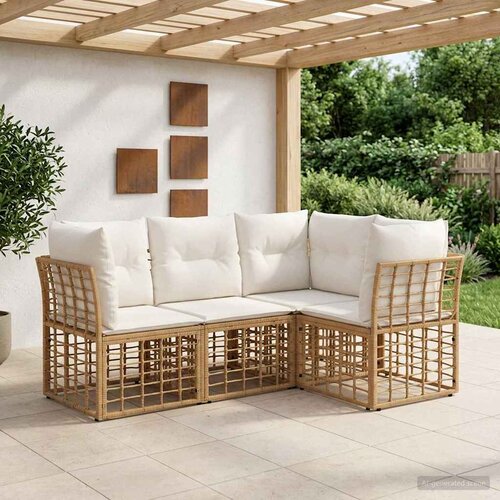  Set vanjskih sofa Prirodna Poliester Cijene