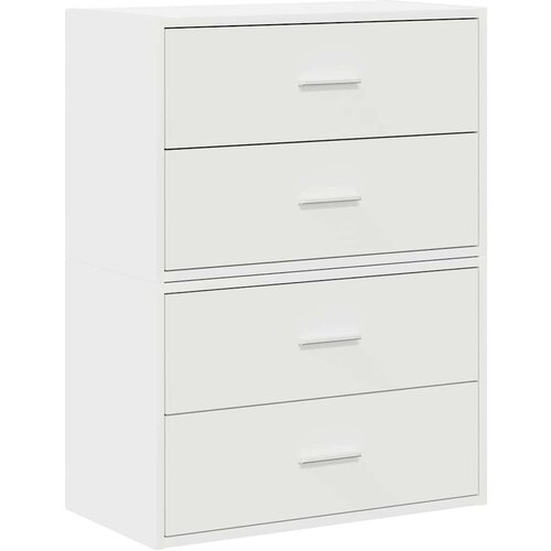 VidaXL Ormari s 2 ladice 2 kom bijeli 60x31x40 cm konstruirano drvo Slike
