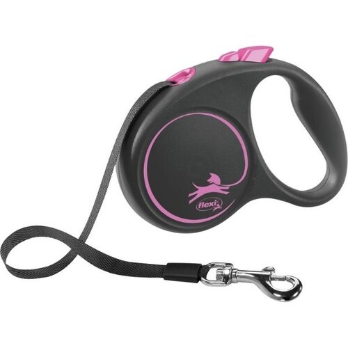 Flexi Black Design M traka 5 m roza Cijene