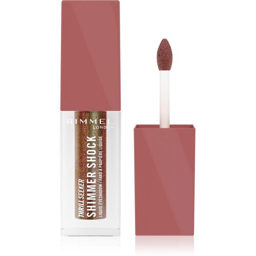 Rimmel London Thrill Seeker Shimmer Shock ble&amp;scaron;čeča tekoča senčila za oči odtenek 005 Spice Shock 3.5 ml Slike