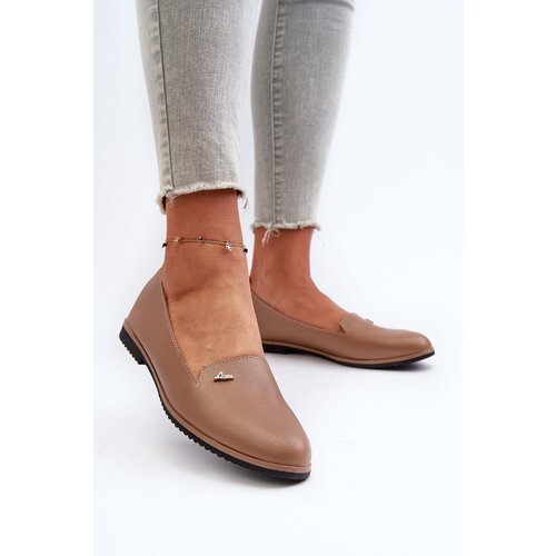 FD1 Women's Brown Flat Heel Loafers Enzla Cijene