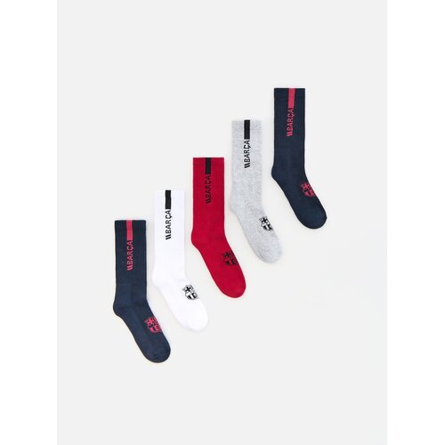 Reserved Čarape FC Barcelona 5 pack - mornarsko plava Cene