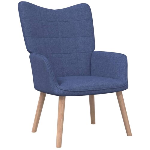 The Living Store Stol za sproščanje modro blago - Stol Za Sproščanje, (21420525) Cene