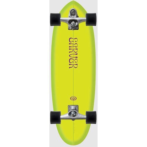 Carver Skateboards Electric Acid 32.5&amp;quot; Surfskate yellow / green Slike