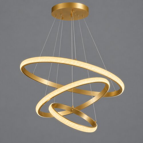  LED luster ELLE CD90A/20+40+60, zlatna Cene