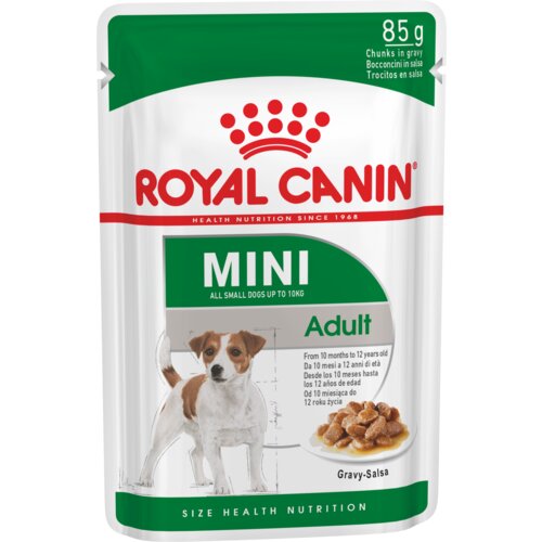 Royal_Canin sosić za odrasle pse malih rasa mini adult 85g Slike