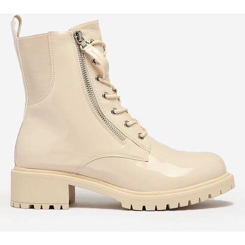 Resti Beige eco leather women's bagger boots Gaddaxa Cene
