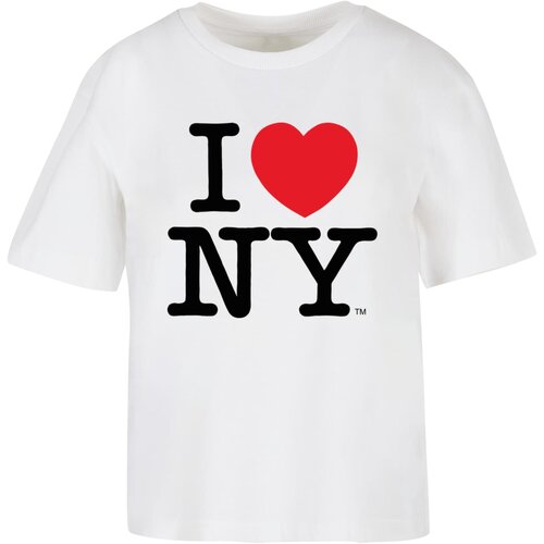 Merchcode Women's T-shirt I Love NY white Cene