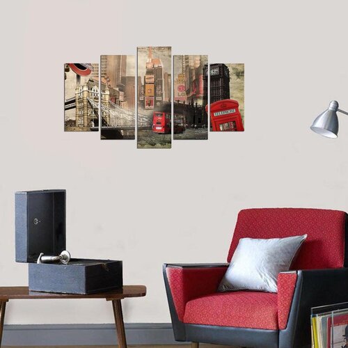 Wallity Set Slika 5PMX-005, 5 Delova Cene