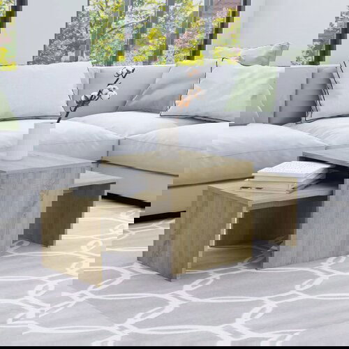 VidaXL Set stolića za kavu boja hrasta sonome 100 x 48 x 40 cm iverica Slike