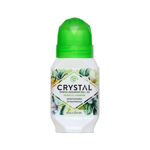 Crystal Essence, roll on deodorant vanilija in jasmin