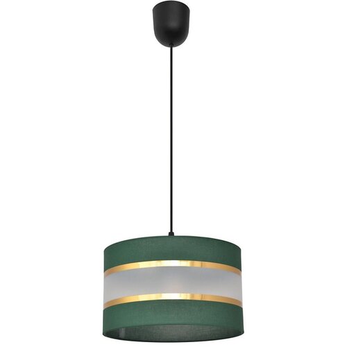  Luster na sajli HELEN 1xE27/15W/230V fi 25 cm zelena/zlatna Cene