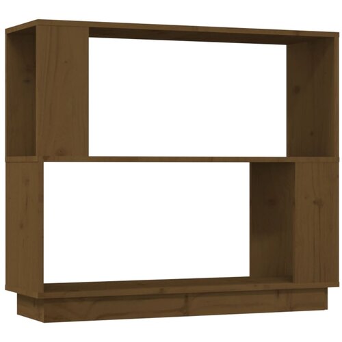 Maison Chic Knjižna omara - Knjižni regal medeno rjava 80x25x70 cm trden les, (21725528) Cene