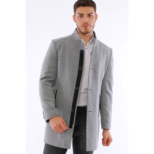 Dewberry PLT8327 MEN'S COAT-GREY Slike