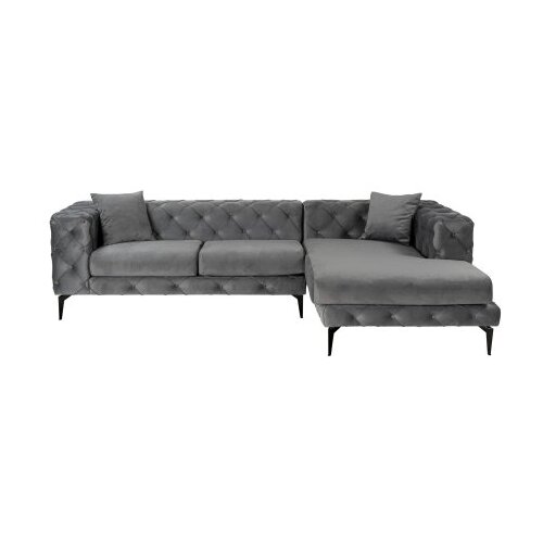 Atelier Del Sofa ugaona garnitura como eco right anthracite black Cene