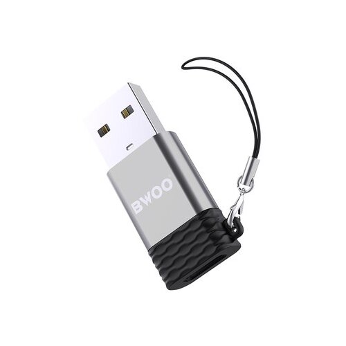 OTG adapter BWOO BZ-38 USB-C v USB - siv Slike