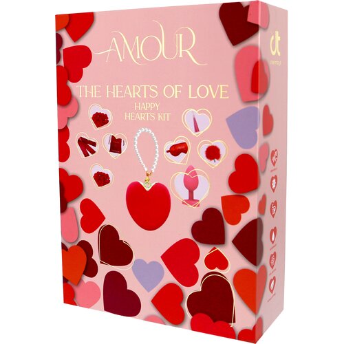 DREAMTOYS Amour - komplet s vibratorom u obliku srca (crveni) Cene