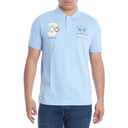 La Martina Polo majice kratki rokavi YMP315-PK031-07003 Modra Slike