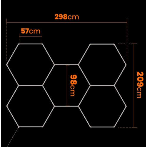  LED plafonsko svetlo LED/240W/85-265V 6500K 298x209 cm CRI 90 IP44 bela Slike