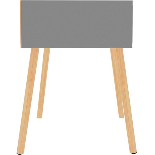 Noćni ormarići 2 kom sivi 40 x 40 x 56 cm konstruirano drvo Slike