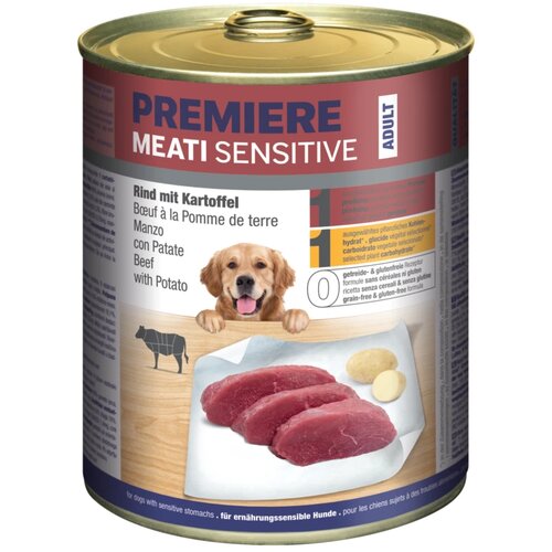 Premiere Meati Sensitive govedina i krumpir, konzerva 800g Slike