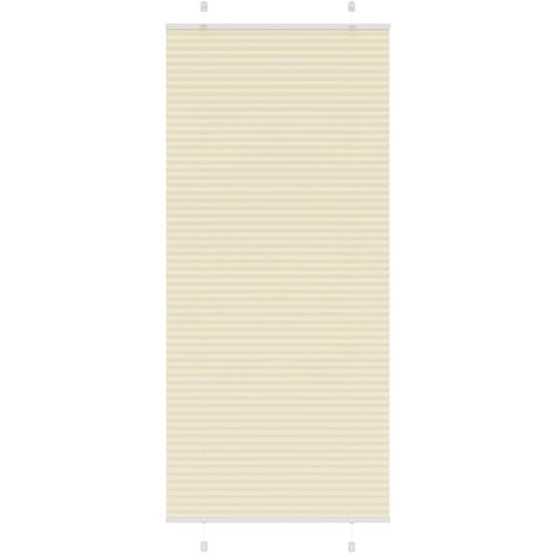 vidaXL Plisirana žaluzija Cream 85x200 cm Širina tkanine 84,4 cm Cene