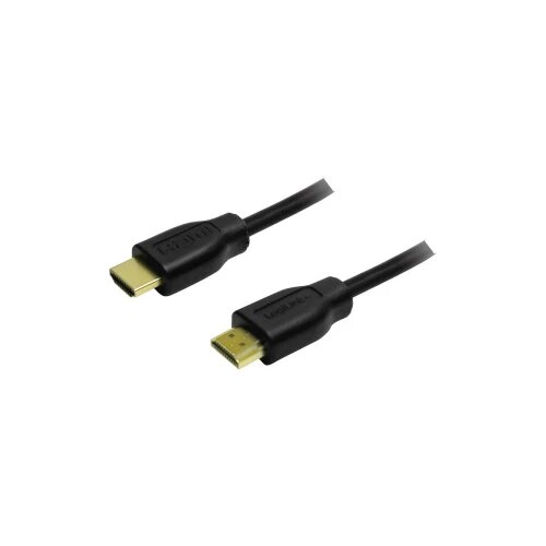 Logilink HDMI Priključni kabel [1x Mu&amp;scaron;ki konektor HDMI - 1x Mu&amp;scaron;ki konektor HDMI] 0.2 m Crna Slike