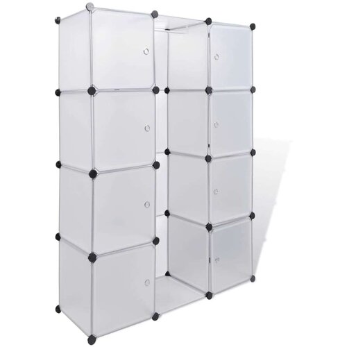 VidaXL modularni Kabinet s 9 Odjeljaka 37 x 115 x 150 cm Bijeli Slike